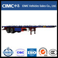 Cimc 3 Axles 40FT 50 Ton Container Flatbed Semi Trailer